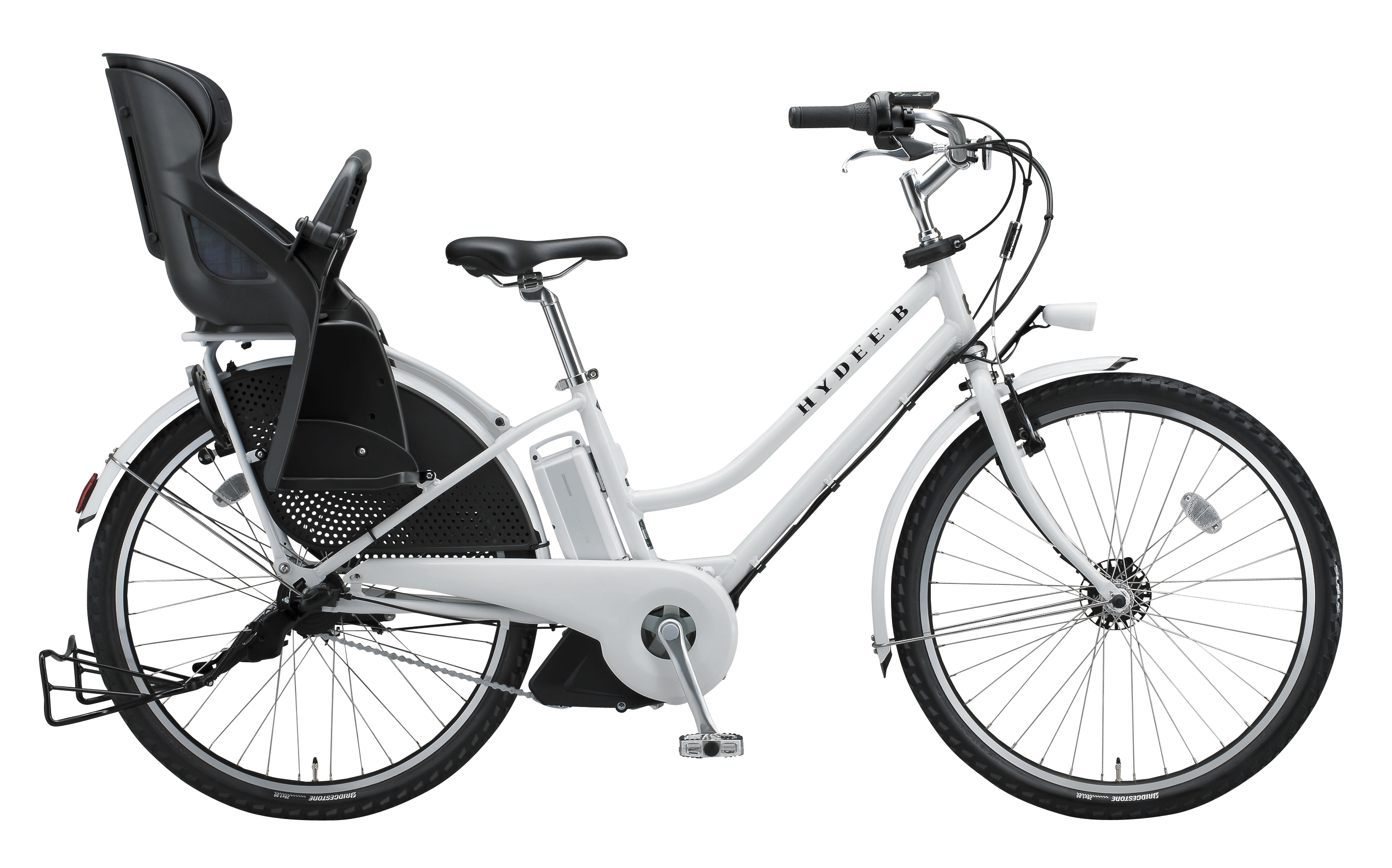ブリヂストンサイクル：子供乗せ電動アシスト車 HYDEE.B 2013年モデル 