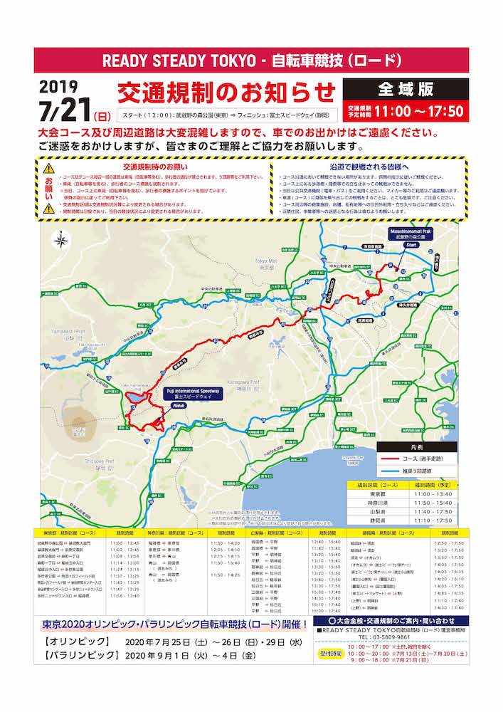 五輪 自転車 コース 詳細 町田市