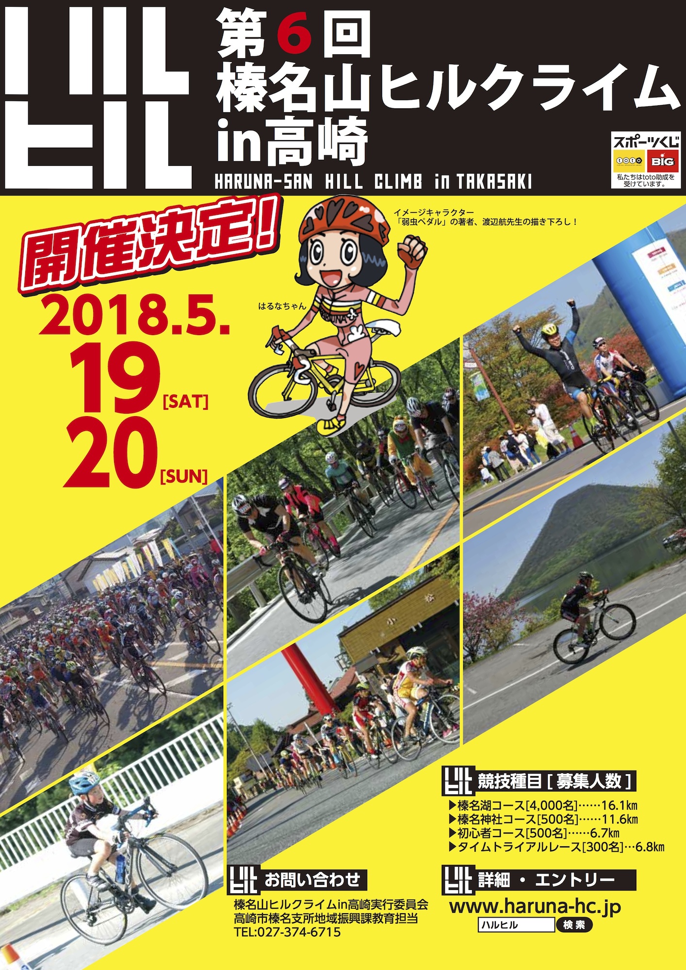 群馬県 第６回榛名山ヒルクライムin高崎 5 19 開催 サイクルスポーツのニュース サイクルスポーツ Jp