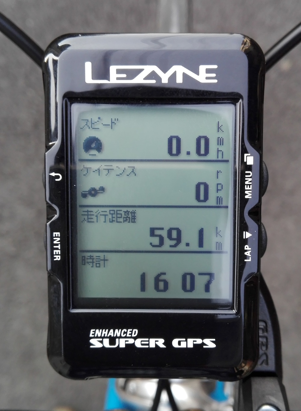 美品】Lezyne レザイン Super GPS サイクルコンピューター-