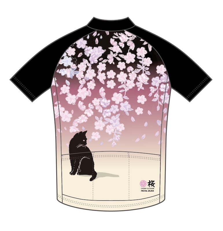 パールイズミ 2019春夏「桜と猫」限定サイクルジャージ発売