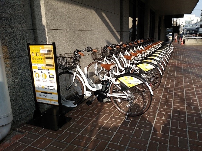 シェア 自転車 大阪