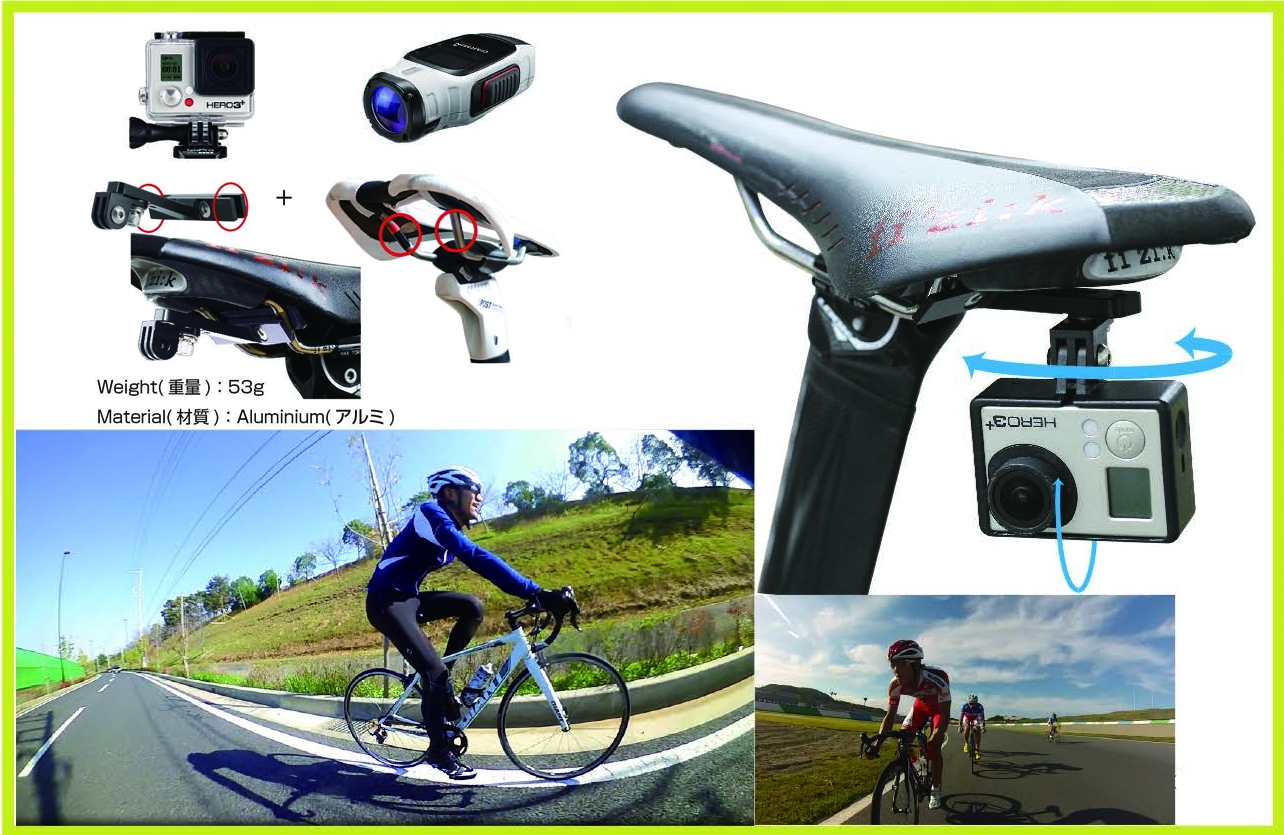REC-MOUNTS 刺々しい 回転式サドルレールマウント