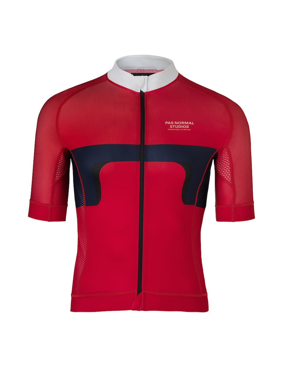 PAS NORMAL STUDIOS サイクルジャージ レッド Women's Mechanism Long Sleeve Jersey | Pas Normal Studios