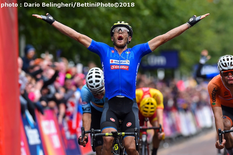 2018ヨーロッパ選手権ロードレース男子でイタリアのトレンティンが初優勝 サイクルスポーツのニュース サイクルスポーツ.jp