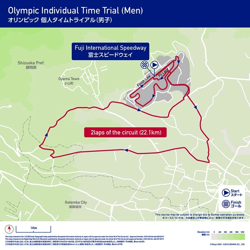 2020東京五輪タイムトライアルコース発表 過酷なアップダウン