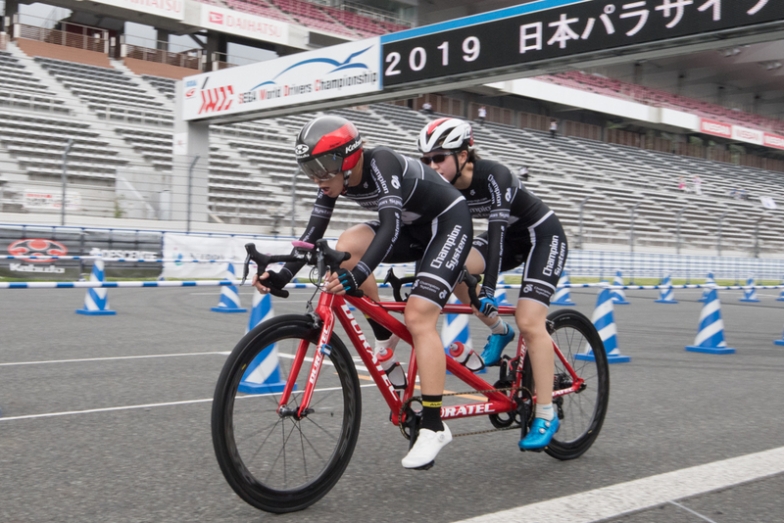 ●東京2020を目指す女子Bクラス新ペアがレースデビュー。山口乃愛（のあ、北海道札幌視覚支援学校）・パイロットは山本さくら（CielBleu鹿屋）