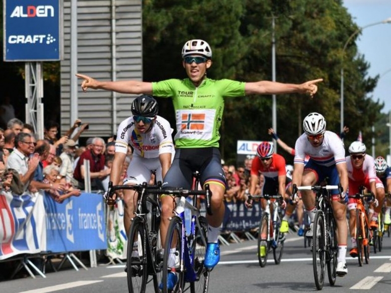 ツール・ド・ラヴニール第３ステージは、U23世界王者のハルフォルセンが集団スプリントを制す（photo：Le Tour de l'Avenir）