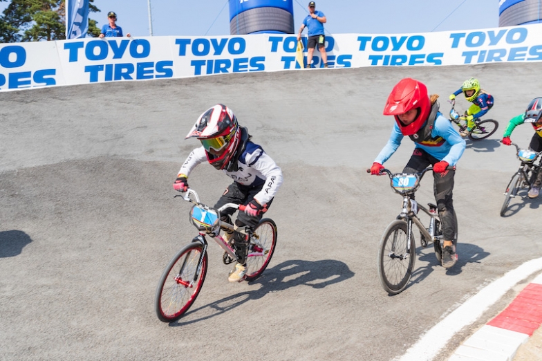 UCI BMXワールドチャレンジ 女子9歳クラスに出場した澤田茉奈