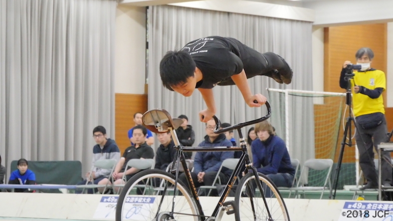 サイクルフィギュア男子は中川凱公（滋賀C.F.Cブルーレイクエンジェル）が初優勝