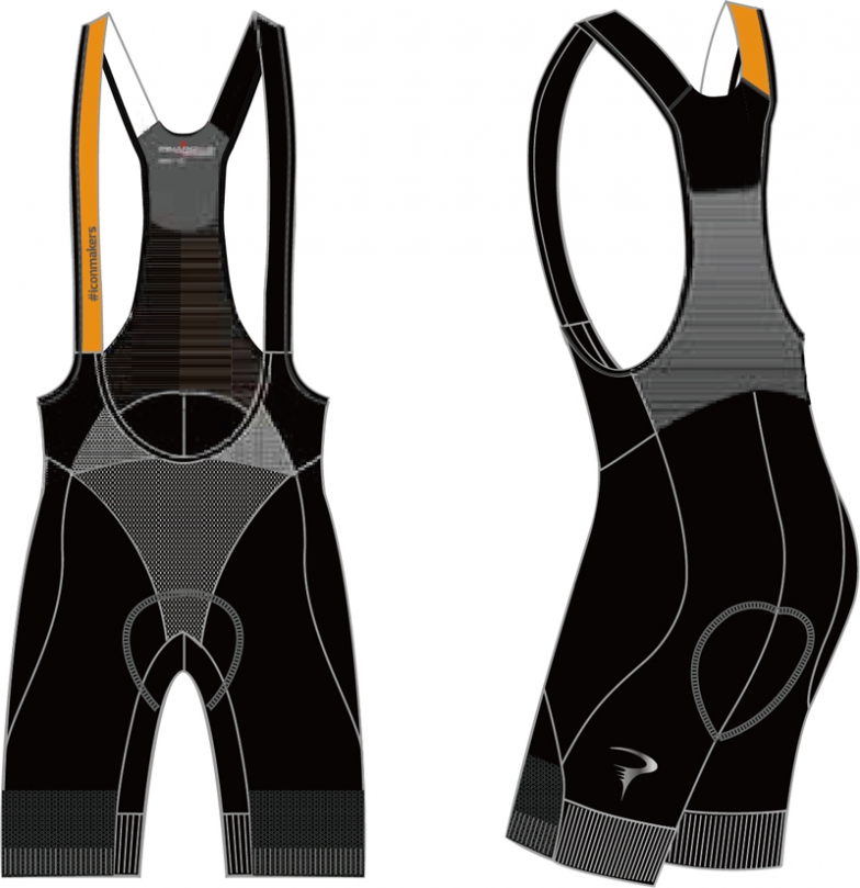 #iconmakers Dual Gripper Bib-Shorts