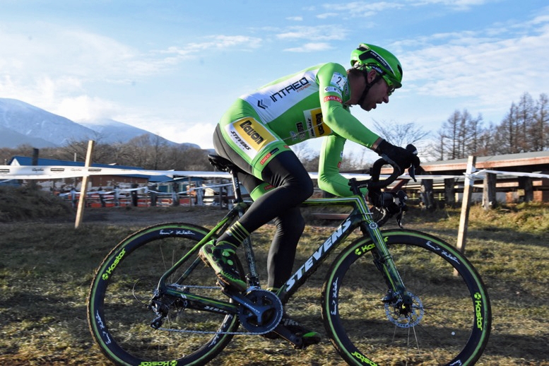 野辺山ＣＸに初参戦したチェコのエミル・ヘケレ（スティーブンスバイクス・エミリオスポーツ）