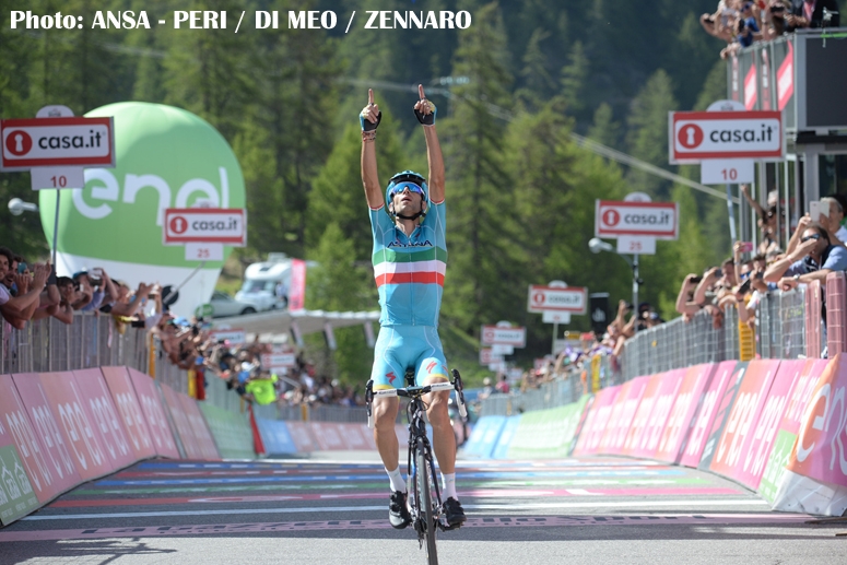 チマ・コッピ越えのステージで区間優勝したイタリアチャンピオンのニーバリ