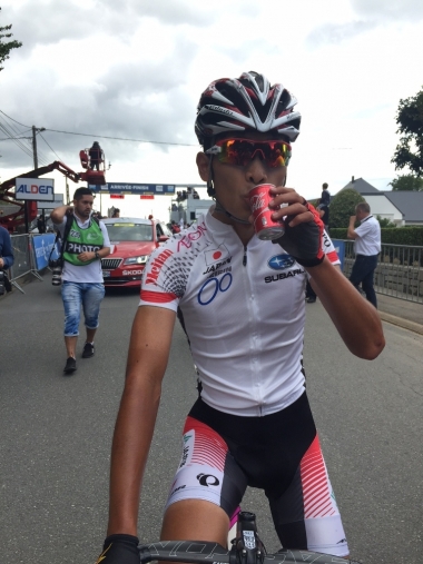 得意な山岳での勝負を楽しみにする雨澤毅明（photo：CyclismeJapon）