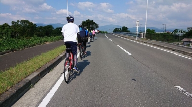 オープン前日にはサイクリングイベントが行われた