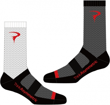 Think Asymmetric Logo Sock