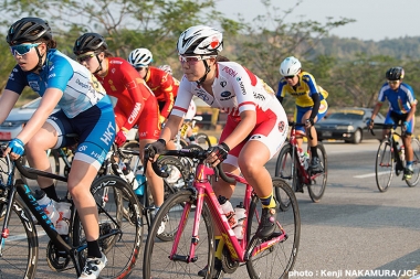 女子U23 ロードレースで８位の下山美寿々