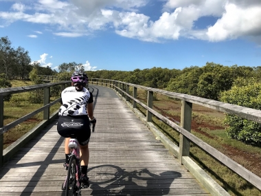 ブリスベン内陸部のバイクウェイも新たに開拓できました