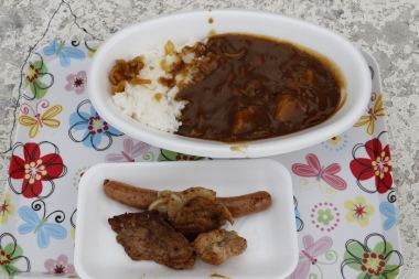 エイドで出される食事には、美瑛町の特産物がふんだんに使われている