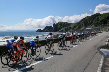3日間好天に恵まれた今年の北海道は海岸線沿いの多いコース photo：Hideaki TAKAGI