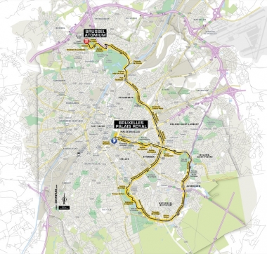 第2ステージのコース (MAP : ASO)