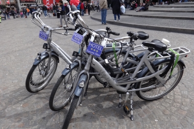 オランダで自転車を借りる時は、必ずブレーキの種類を確認しよう　　　　