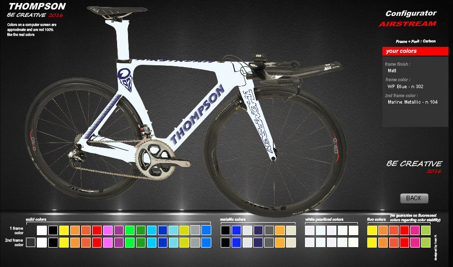 THOMPSON AIR STREAM　TTバイク トンプソン初のタイムトライアル専用バイク「エアーストリーム